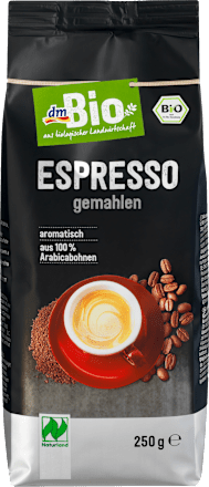 Kaffee, Espresso, gemahlen, Naturland dmBio