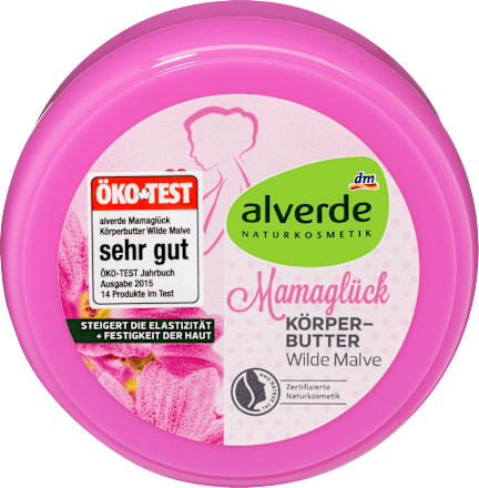 Mamaglück Körperbutter Wilde Malve alverde NATURKOSMETIK