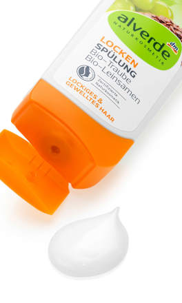 Spülung Locken Bio-Traube, Bio-Leinsamen alverde NATURKOSMETIK