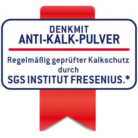 Anti-Kalk-Pulver für Maschine und Wäsche Denkmit