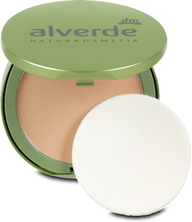 Kompakt alapozó, 30 Beige-Rosé alverde NATURKOSMETIK