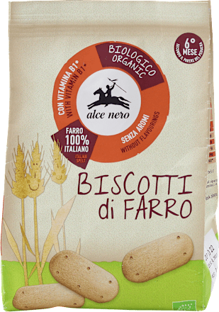 Biscotti di farro biologici alce nero