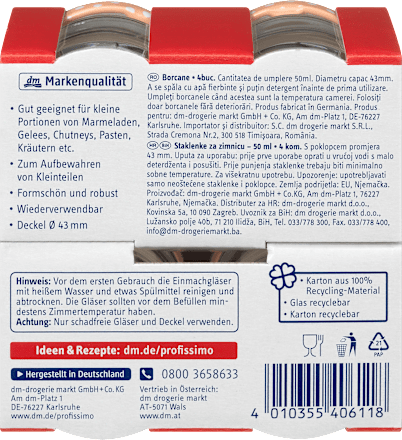 Kozarec za vlaganje, več različic Profissimo