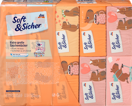 Chusteczki higieniczne Classic, 4-warstwowe, 30x10 szt. Soft&Sicher