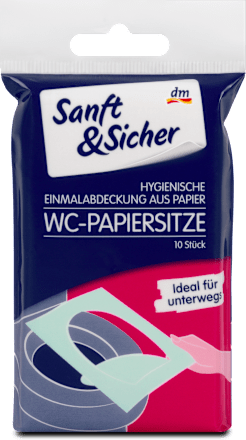 Jednorazové papierové pokrývky na WC Sanft&Sicher