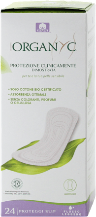 Salvaslip stesi in contone bio ORGANYC