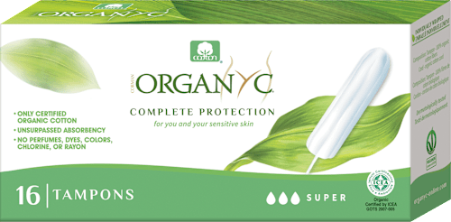 Assorbenti interni in cotone bio Super ORGANYC