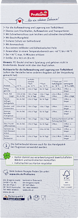 Woreczki z suwakiem 1l d.zamrażania Profissimo