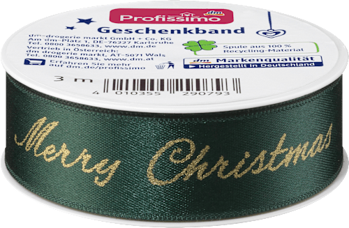 Darilni trak z napisom Merry Christmas, več različic Profissimo