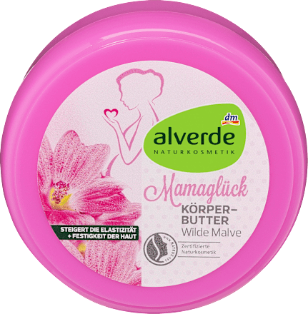 Mamaglück Körperbutter Wilde Malve alverde NATURKOSMETIK