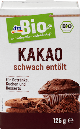 Kakao, schwach entölt dmBio