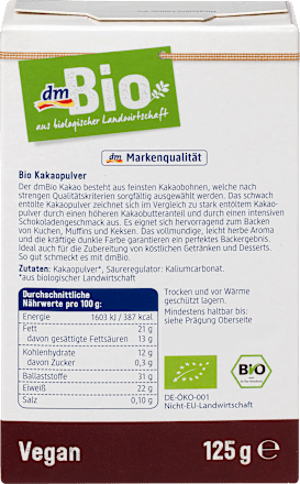 Kakao, schwach entölt dmBio