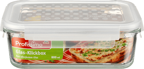 Glas-Klickbox (800 ml) Profissimo