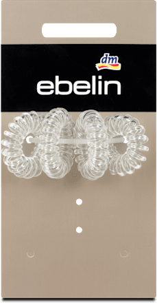 Elastici a spirale mini trasparenti ebelin