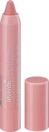 Lippenstift Matt 40 Rosé Delight alverde NATURKOSMETIK