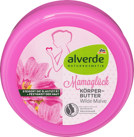 Mamaglück Körperbutter Wilde Malve alverde NATURKOSMETIK