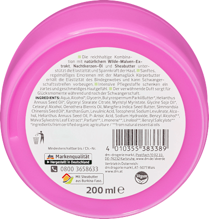 Mamaglück Körperbutter Wilde Malve alverde NATURKOSMETIK