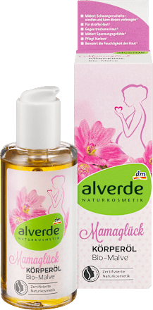 Mamaglück Körperöl Bio-Malve alverde NATURKOSMETIK