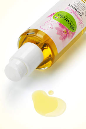 Olje za telo Mamaglück z bio slezenovcem alverde NATURKOSMETIK