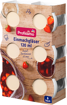 Einmachgläser 120ml Profissimo
