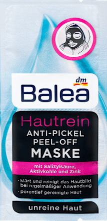 Maske Hautrein Anti-Pickel Peel-off  Balea