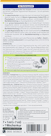 Ampullen 7-Tage Kur Auszeit alverde NATURKOSMETIK