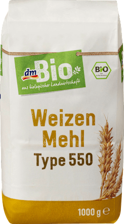Mehl, Weizenmehl Type 550 dmBio