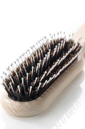 Naturhaarbürste mit Wildschweinborsten ebelin