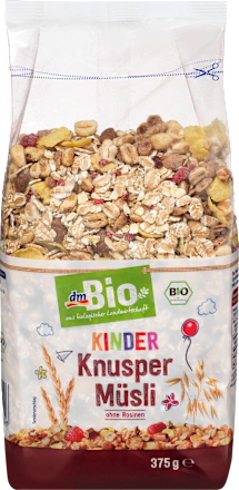 Müsli, Knusper Müsli für Kinder dmBio