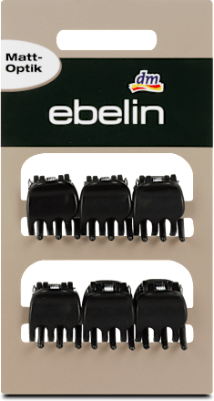 Kleine Haarklammern schwarz ebelin