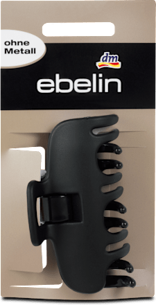 Fermaglio nero per capelli con impugnatura ebelin
