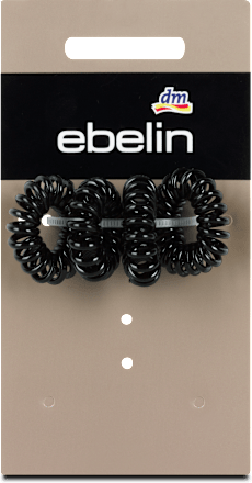 Elastici a spirale mini neri ebelin