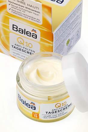 Tagescreme Q10 Anti-Falten LSF15 Balea