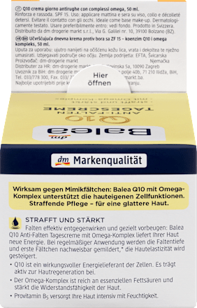 Tagescreme Q10 Anti-Falten LSF15 Balea