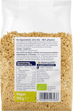 Soja Schnetzel extra fein dmBio