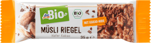Müsli Riegel Hafer Kakao Nibs  dmBio