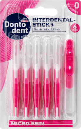 Interdentalbürsten Pink 0,4 mm ISO 0  Dontodent