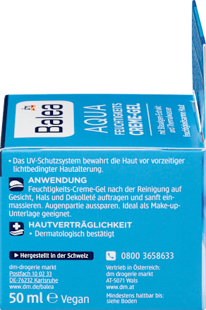 Tagescreme Aqua Feuchtigkeits-Creme-Gel Balea