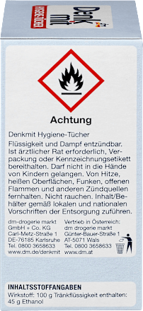 Denkmit Hygiene-Tücher  Denkmit