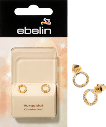 Ohrstecker vergoldeter Modeschmuck ebelin