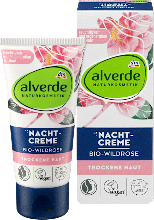 Nachtcreme Bio-Wildrose alverde NATURKOSMETIK