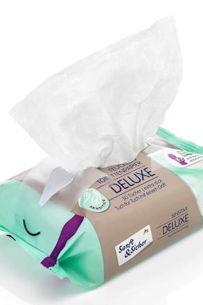 Feuchtes Toilettenpapier Deluxe Sensitive Nachfüllpack Sanft&Sicher