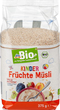 Müsli, Früchte für Kinder dmBio