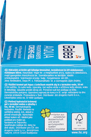Tagescreme Aqua Feuchtigkeits-Creme-Gel Balea