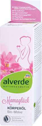 Olje za telo Mamaglück z bio slezenovcem alverde NATURKOSMETIK