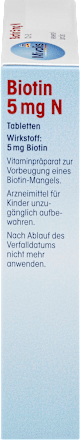 Biotin 5 mg N, Tabletten Mivolis