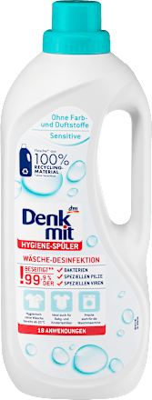 Hygiene-Spüler Wäsche-Desinfektion ohne Farb- und Duftstoffe, 18 WL Denkmit