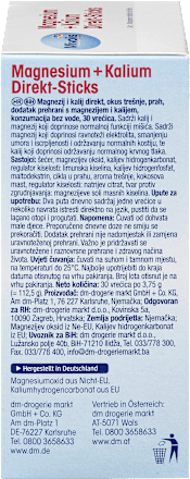 Magnesium + Kalium Direkt-Sticks, 30 St. Mivolis