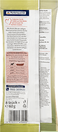 Kobasice za pse od govedine i živinskog mesa, 8 komada DEIN BESTES