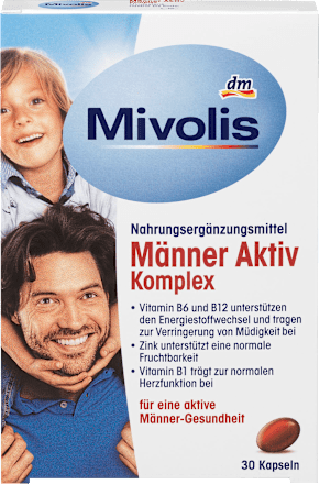 Männer Aktiv Komplex, Kapseln, 30 St. Mivolis